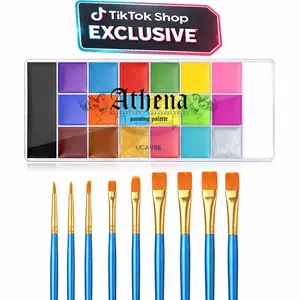 UCANBE Pro Body Paint Set – Ultra Pigmented Cream Colors for Festivals, Cosplay & Creative Looks