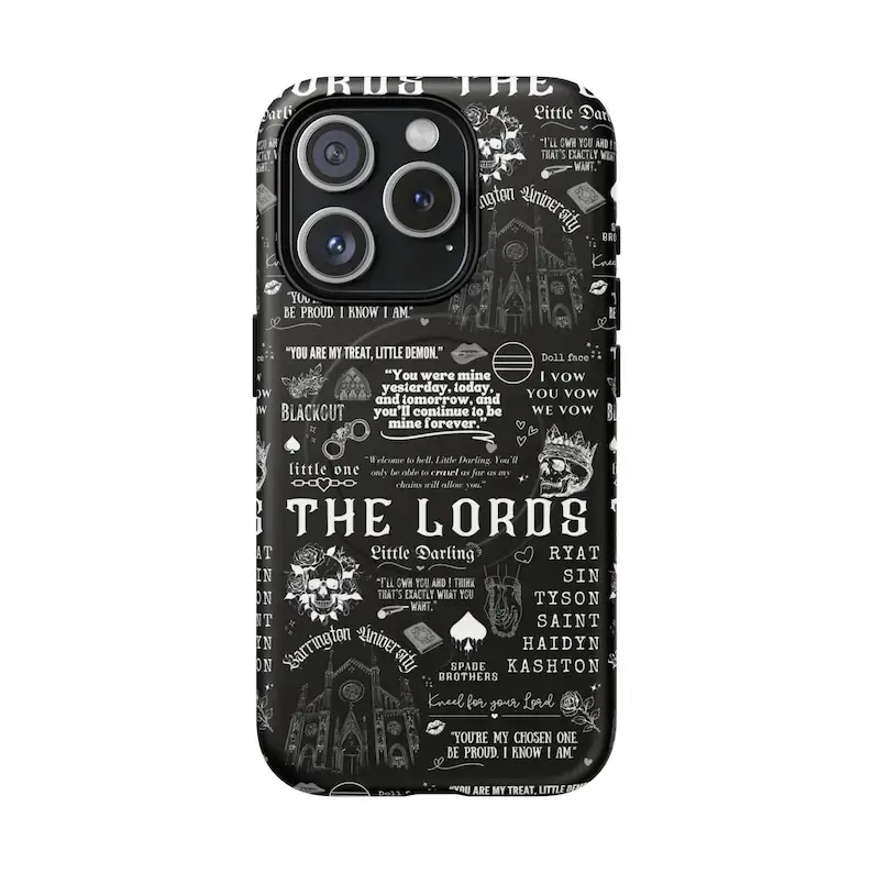 Officially Licensed LORDS  Phone Case iphone Shantel Tessier Merch Barrington Uni phone case Morally grey dark romance phone case