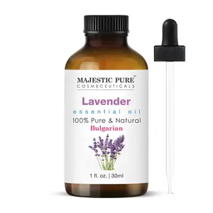 Lavender Essential Oil - 100% Pure and Natural, 1 fl oz, Glass Bottle for Aromatherapy, Therapy, Health and Wellness
