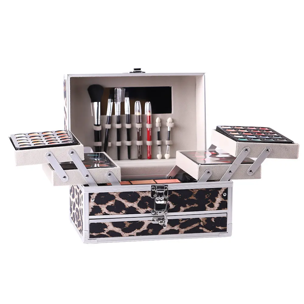 Makeup Set Full Face European and American Eyeshadow Blush Leopard Print Combination Makeup Palette