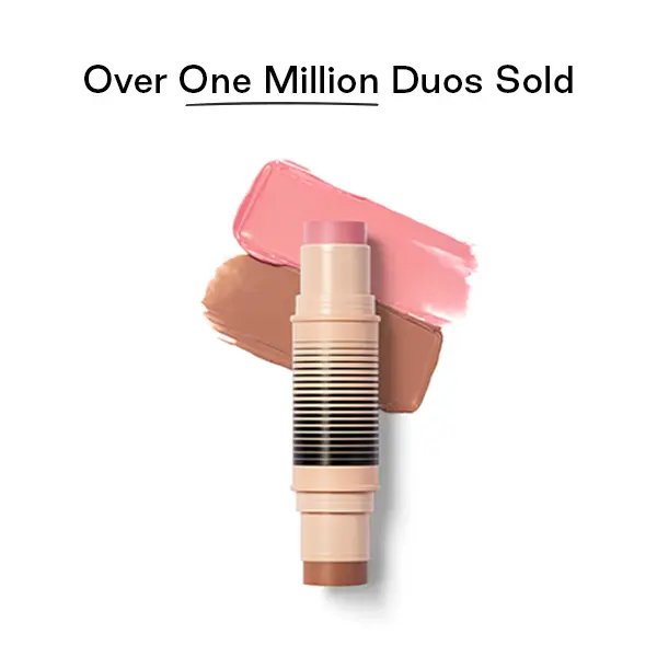 DIBS Beauty Desert Island Duo  - Award-Winning Blush and Bronzer Makeup Stick,  Easy-to-Blend, Cosmetics, Glam, Flawless Glow