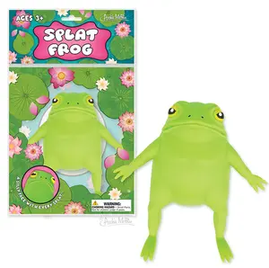 🐸 Splattable Stretchable Splat Frog 🐸 Squishy Stretch Stress Sand Filled Toy
