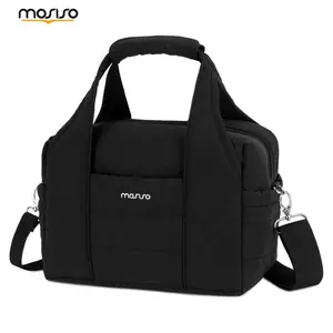 MOSISO 6.42L Lunch Bag - Double Deck Insulated, Quilted Puffer Tote. Leakproof, Durable & Reusable. Perfect for Work, Picnic, Travel & Meal Prep SpringStatements