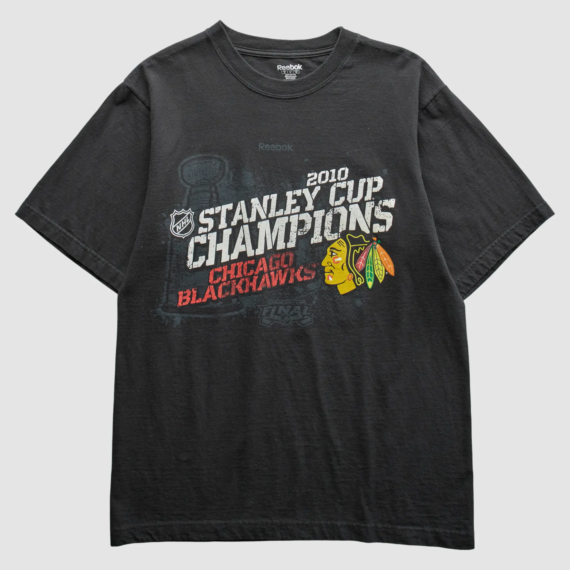 Chicago Blackhawks Reebok 2010 T-Shirt - Black  - S