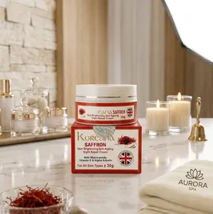 Saffron Skin Brightening Cream With Alpha Arbutin,  Niacinamide.