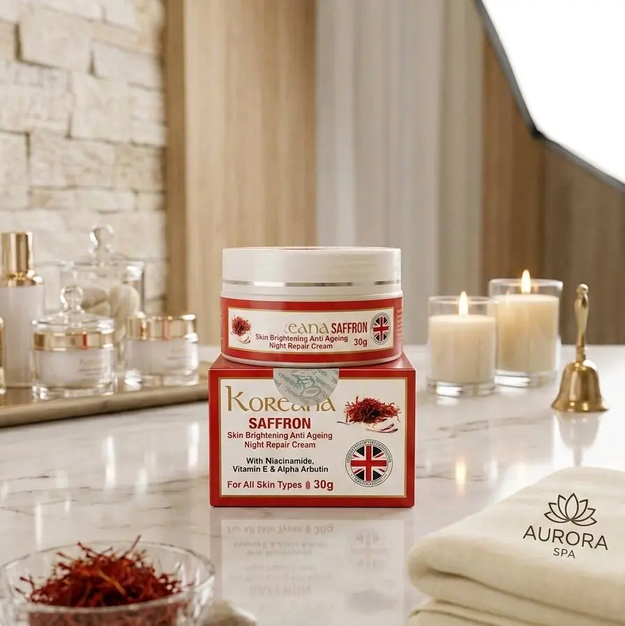 Saffron Skin Brightening Cream With Alpha Arbutin,  Niacinamide.