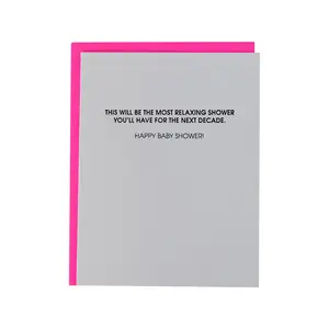 Most Relaxing Shower You'll Have Baby Shower Card