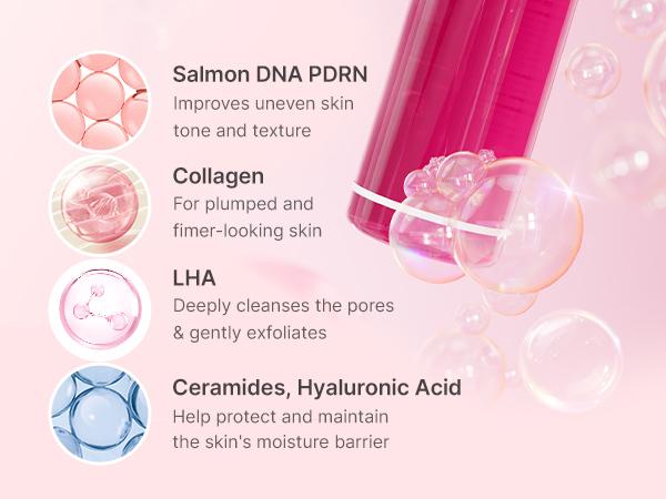 [medicube] PDRN Jelly to Foam Cleanser | Low pH Hydrating Daily Face Wash for All Skin Types | With PDRN, Collagen & LHA | Gentle Pore Care & Radiant, Balanced-Looking Skin | Korean Skincare | 200ml / 6.76 fl.oz