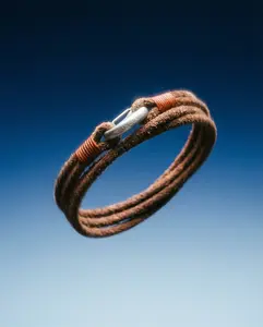 MONCLAVE Genuine Suede Leather Double Wrap Bracelet, Minimalist Unisex Wristband, Matte Finish Clasp, Premium Eco Friendly Gift Box Included