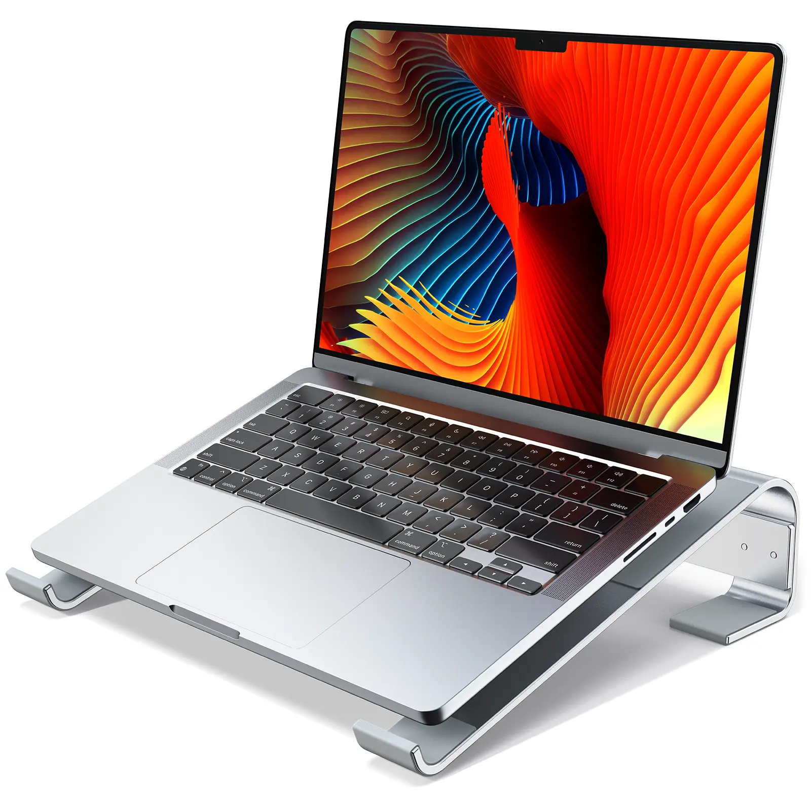 Laptop Stand for Desk, Aluminum Laptop Riser, Ergonomic Computer Stand Compatible with for MacBook Pro/Air, Dell, HP, Lenovo, 10-17.3'' Desktop Accessory, Adjustable Laptop Stand For Desk, Laptop Cooling Stand