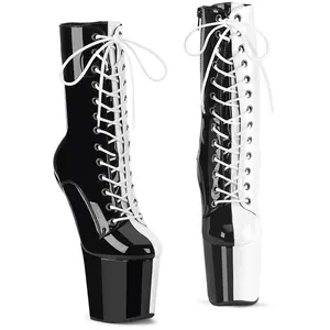 Women's Lace-Up Platform Boot, Craze-1040TT Women's Footwear