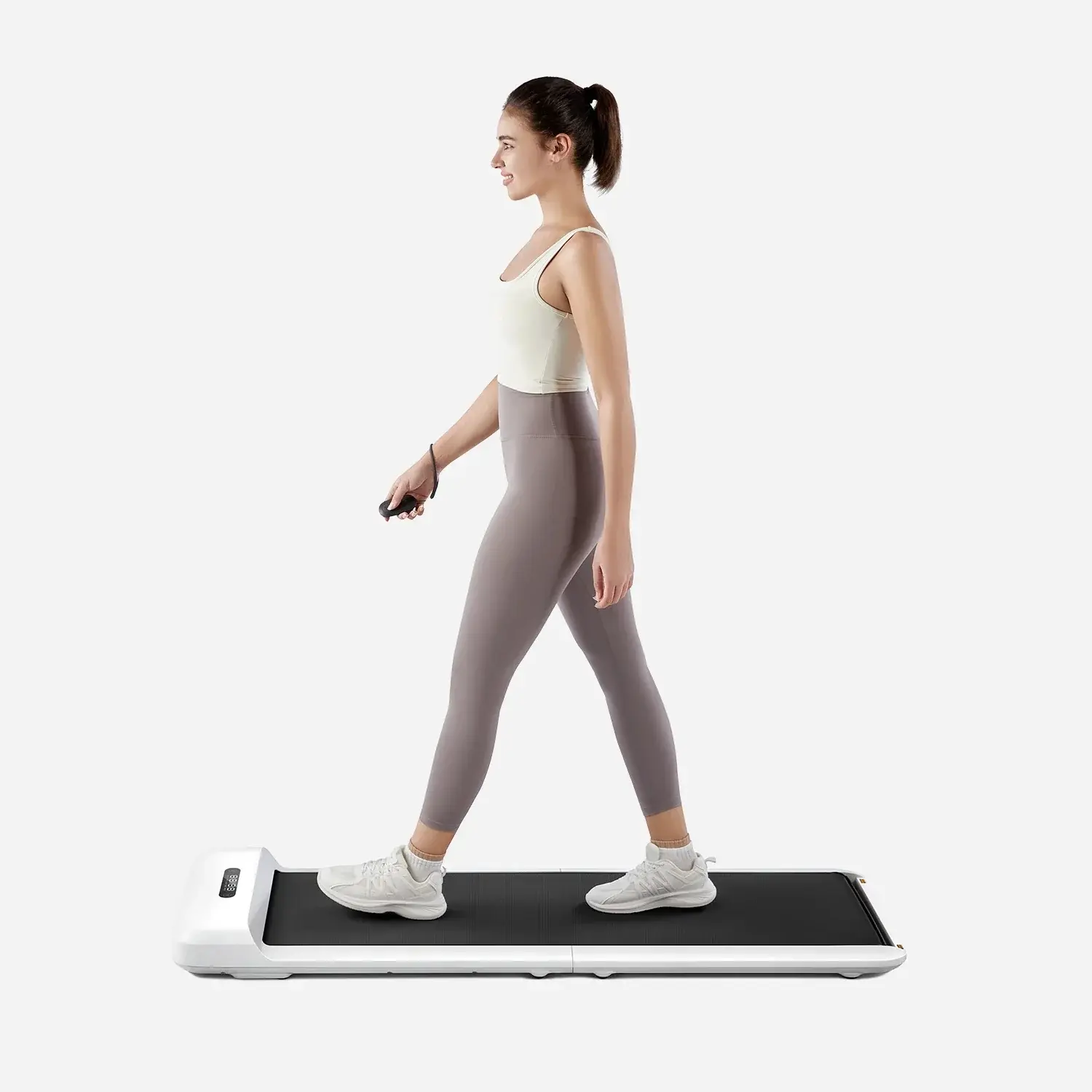 KingSmith Walking Pad C2 Premium Under Desk Treadmill, 180° Foldable, Vertical Wall Storage, Low Noise LED Brushed Motor, Adjustable Stride, Remote Control, Max 300lbs, Lightweight, 12-Month Warranty for Home & Office, Home Workout Machine, Walking Pads