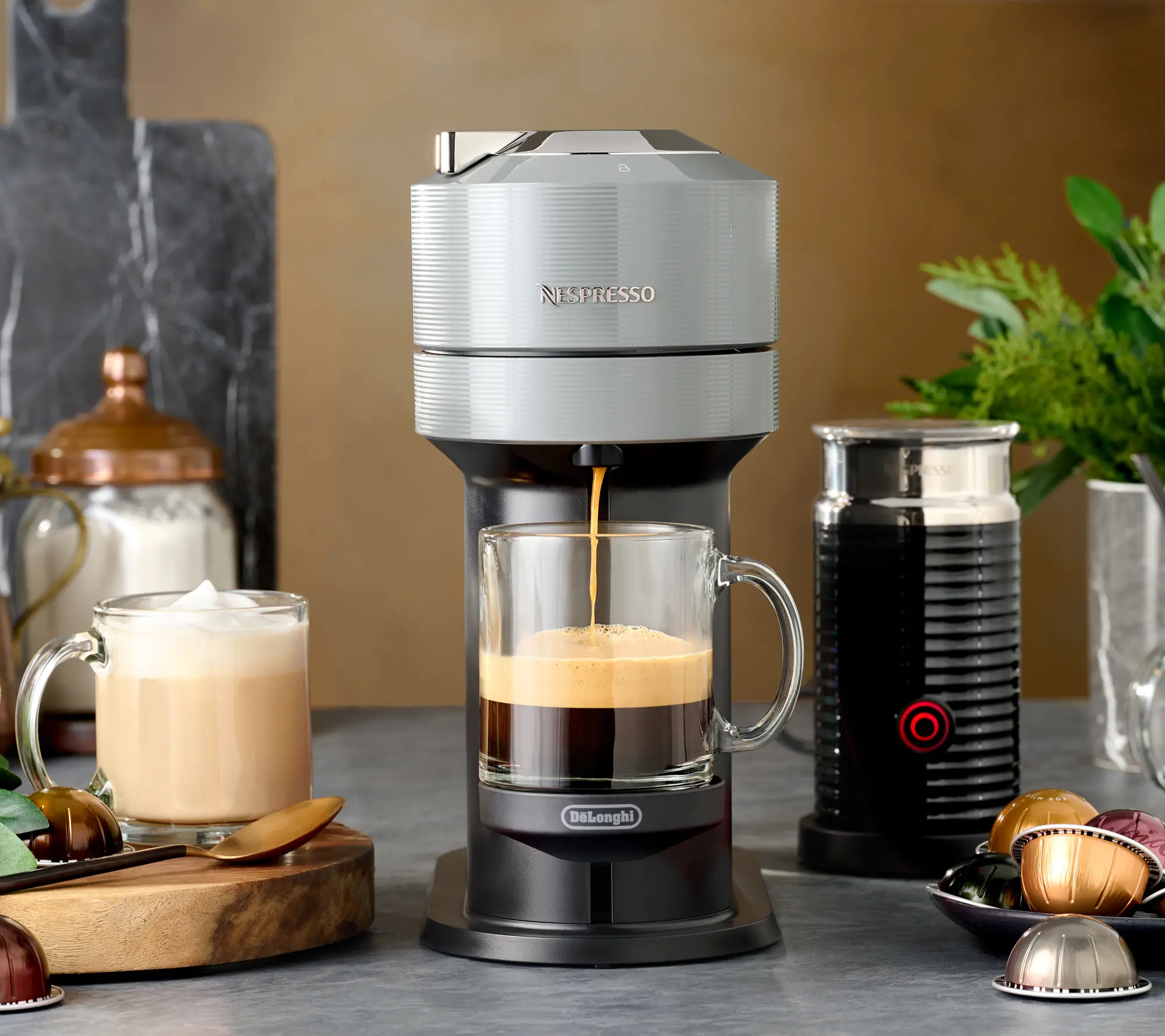 Nespresso Vertuo Next Coffee/Espresso Maker w Frother & Voucher