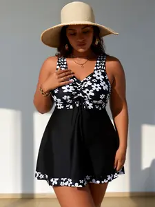 Plus Size Swimsuits Tankini Suit Bathing Suits 2026 For Women Swimsuits 2 Piece Tankini Swimsuits Sets Swimskirt