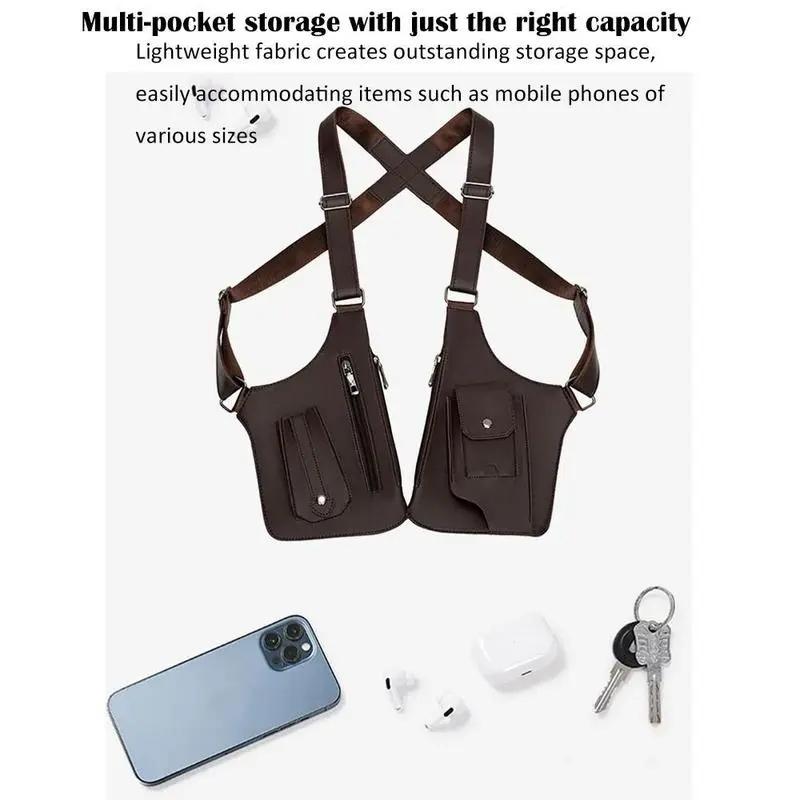 WUBYHIT Adjustable Strap Underarm Shoulder Bag - Men's Accessories, Gifts for Him, Bags for Women, Accessories Adults, Anti-Theft Hidden Storage, High-Quality PU Leather for Hunting & Outdoor Gear, Adjustable Strap Bag WUBYHIT Adjustable Strap Underarm Shoulder Bag - Men's Accessories, Gifts for Him, Bags for Women, Accessories Adults, Anti-Theft Hidden Storage, High-Quality PU Leather for Hunting & Outdoor Gear, Adjustable Strap Bag