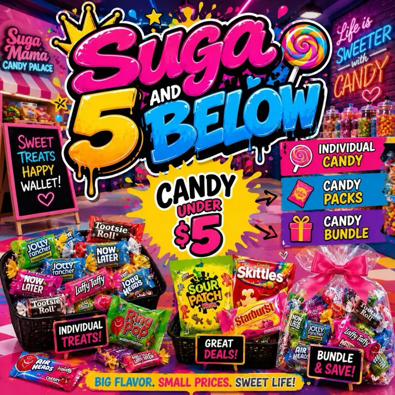 Suga Mama 5 & Below Candy Section