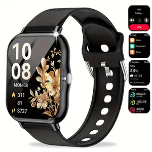 This full touchscreen smartwatch is perfect for men and women. It features wireless Bluetooth for making and receiving calls, 100+ sports modes, an alloy casing, and a stylish and minimalist design. It's the ideal gift for any occasion!