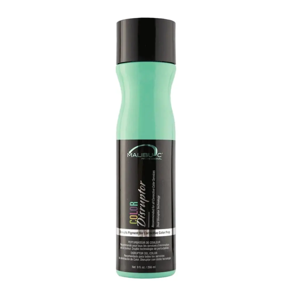 Malibu C Color Disruptor Hair Color Remover, Deep-Penetrating Cream for Dye Correction - Sulfate-Free, Vegan & Cruelty Free Haircare Product, Easy Apply, 9Oz, Natural Oils, Dual Base, Contains Alcohol, Loosen And Disrupt Dye Molecules