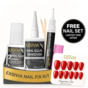 Exsivia Nail Fix Kit – Nail Glue, Remover & Pen