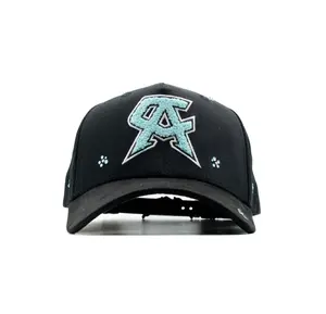 Dandy Hats x Canelo Alvarez CA Tiffany Premium Streetwear Snapback – Black Adjustable Unisex Hat for Men & Women Featuring Signature CA Embroidery with Tiffany-Style Accent Inspired by Modern Street Fashion