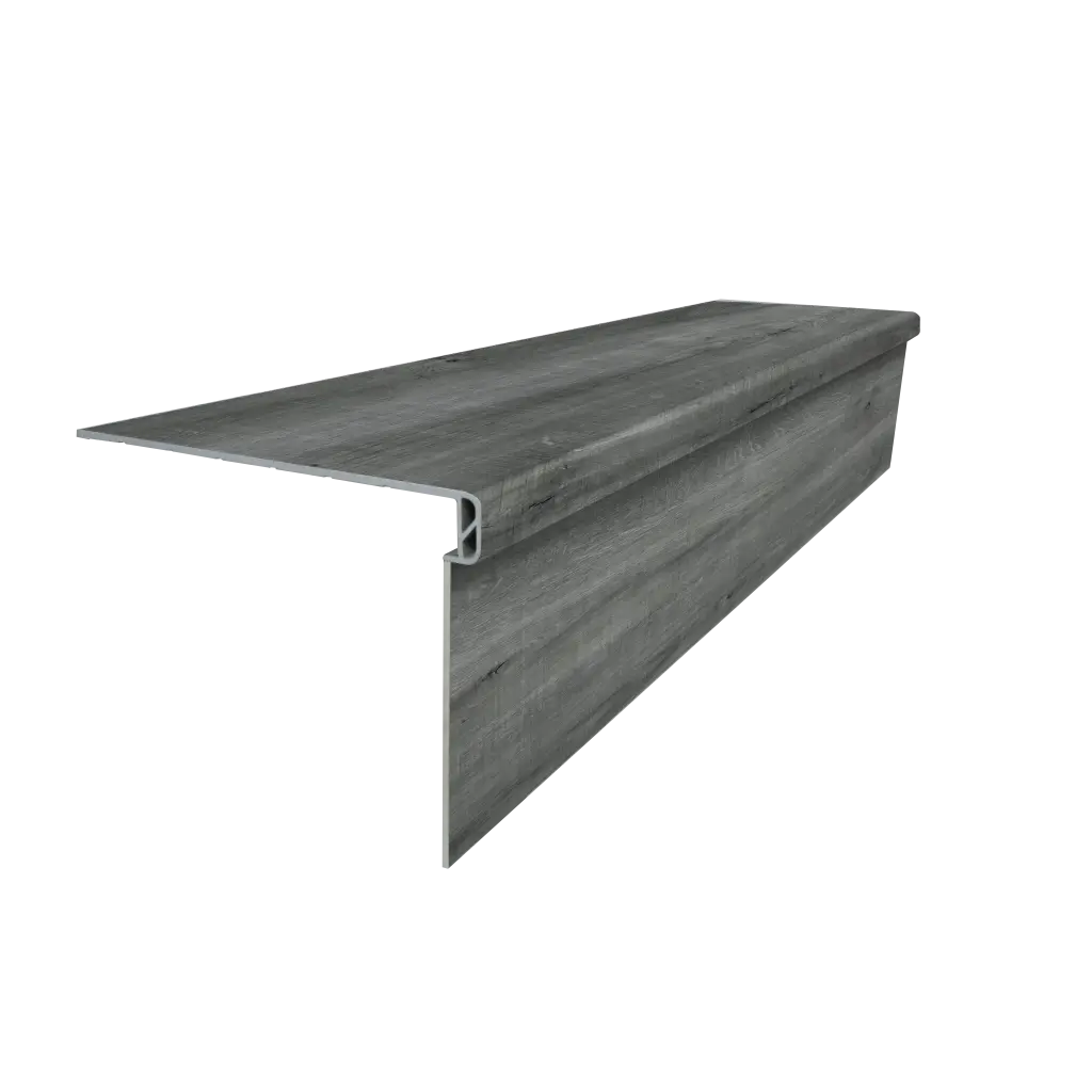 Luxury Vinyl Water Proof & Dent Proof 51.18" Lenth x 11.81" Width x 1.57" Thick stair Tread - Willamette