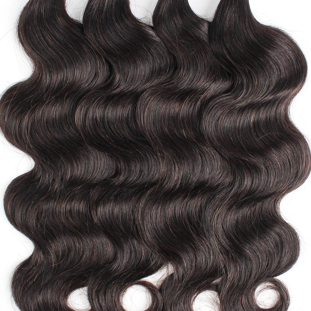 100%Real Human Hair Brazilian Body Wave Quick Weave Extensions Virgin Human Hair Weave Bundles FallFreshness