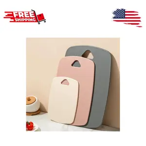 Cutting Boards for Kitchen,Plastic Cutting Board Set of 3