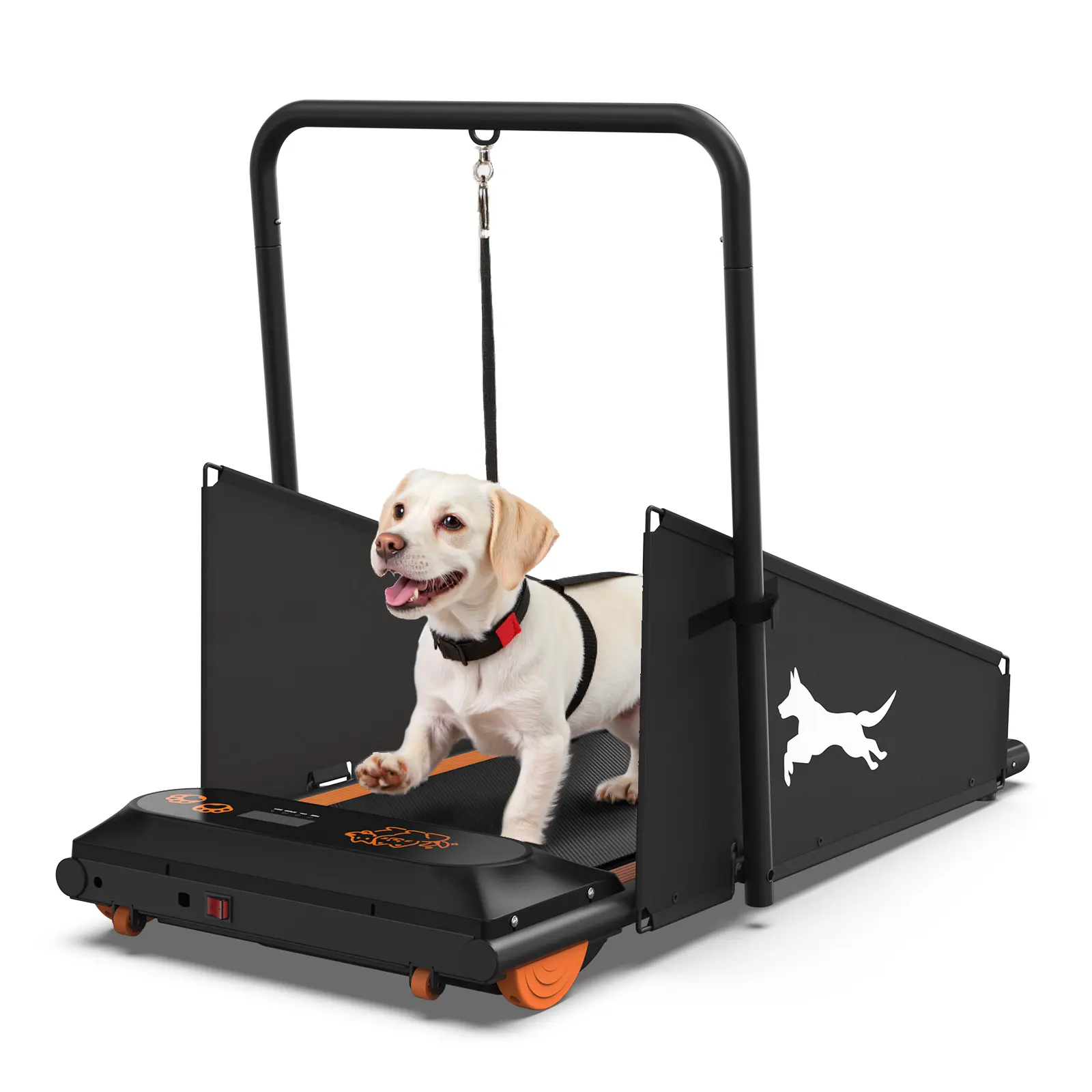 【Small and medium-sized dog treadmill】FYC Dog Treadmill with 3% Incline,265LBS，4mph， Low Noise & Sturdy Design, Easy to Use and Store, Portable Exercise Machine for Small & Medium Breeds, LED Display, All-Weather Gym Solution，walking treadmill forhome