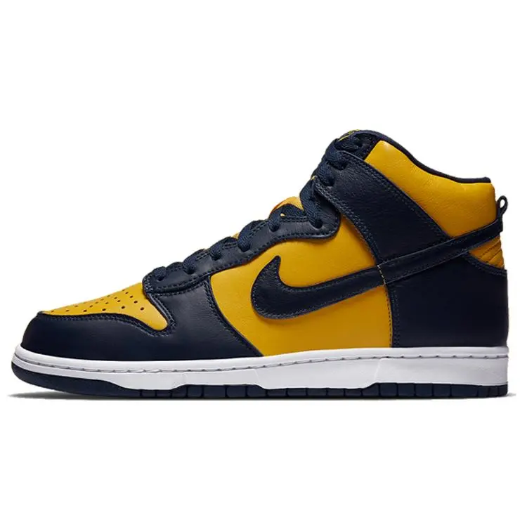 Nike Men's Dunk High SP 'Michigan' 2020, High Top Sports Sneakers, High Top Shoes