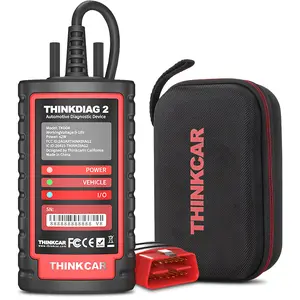 THINKCAR Thinkdiag2 All System Bidirectional Control OBD2 Diagnostic Scanner for iOS & Android, Bluetooth Scan Tool with CAN-FD Protocol, AutoVIN, Active Test, 15+ Reset Functions, ECU Coding, Automotive Scan Tool