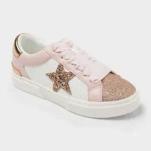 Art Class Kids' Kaitlyn Court Sneakers - Star & Sparkle Detail with Memory Foam Art Class Kids' Kaitlyn Court Sneakers - Star & Sparkle Detail with Memory Foam