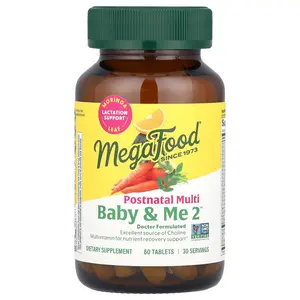MegaFood Baby & Me 2™, Postnatal Multi, 60 Tablets