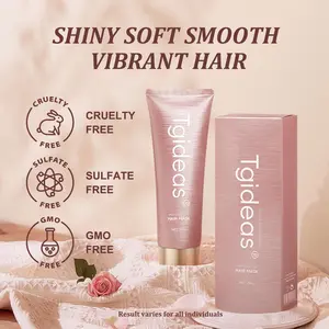 Tgideas Hydrolyzed Keratin Hair Mask - Deep Repair Conditioning Smooth Shine - Hair Mask Conditioner Conditioning for Al
