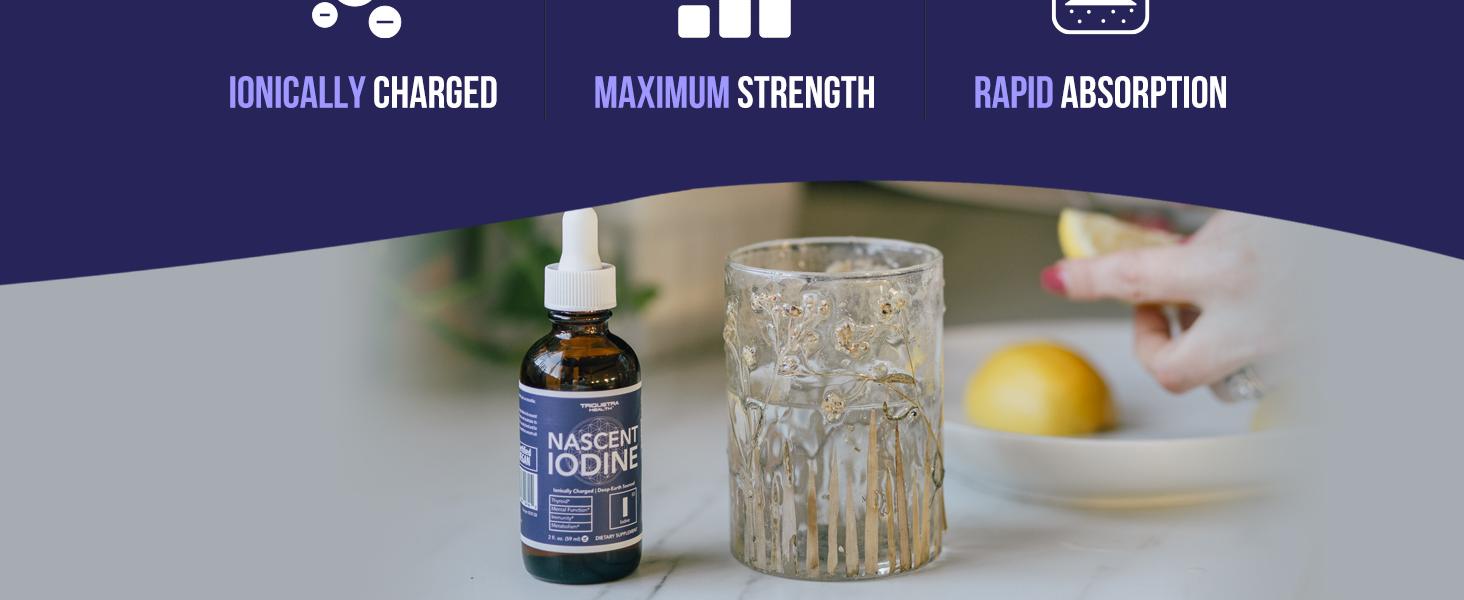 Nascent Iodine Supplement | 400 Servings – 1800 mcg (600 mcg per Drop) – Pure, Clear Liquid – Supports Thyroid Health, Energy & Immunity – Vegan, Glass Bottle (2 oz.) Nascent Iodine Supplement | 400 Servings – 1800 mcg (600 mcg per Drop) – Pure, Clear Liquid – Supports Thyroid Health, Energy & Immunity – Vegan, Glass Bottle (2 oz.)