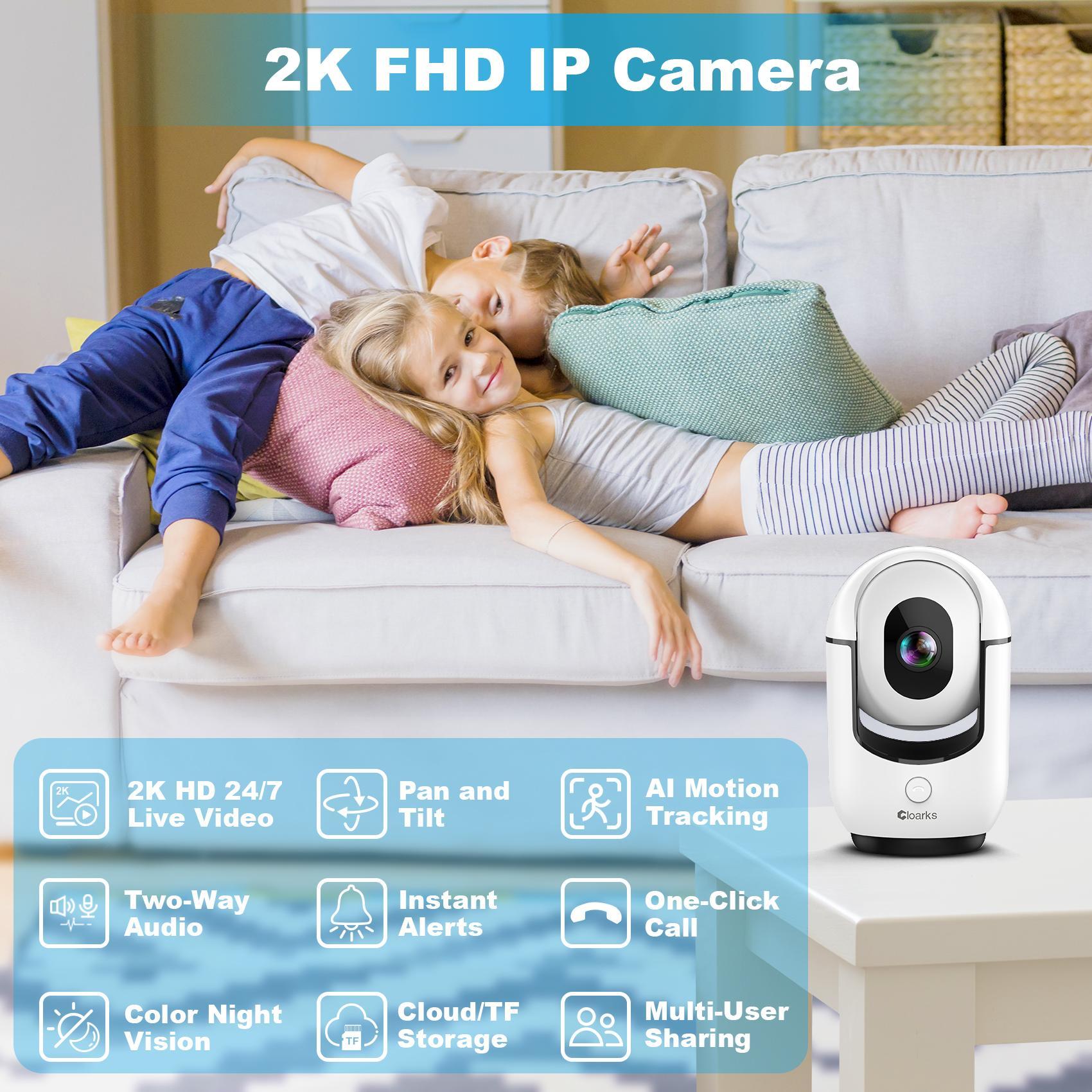 Vision Well Wireless Security Home Camera, AI PIR Sensor, Two-Way Talk, Smart Instant Siren, IP65 Waterproof, Support SD Card and Cloud Storage Vision Well Wireless Security Home Camera, AI PIR Sensor, Two-Way Talk, Smart Instant Siren, IP65 Waterproof, Support SD Card and Cloud Storage