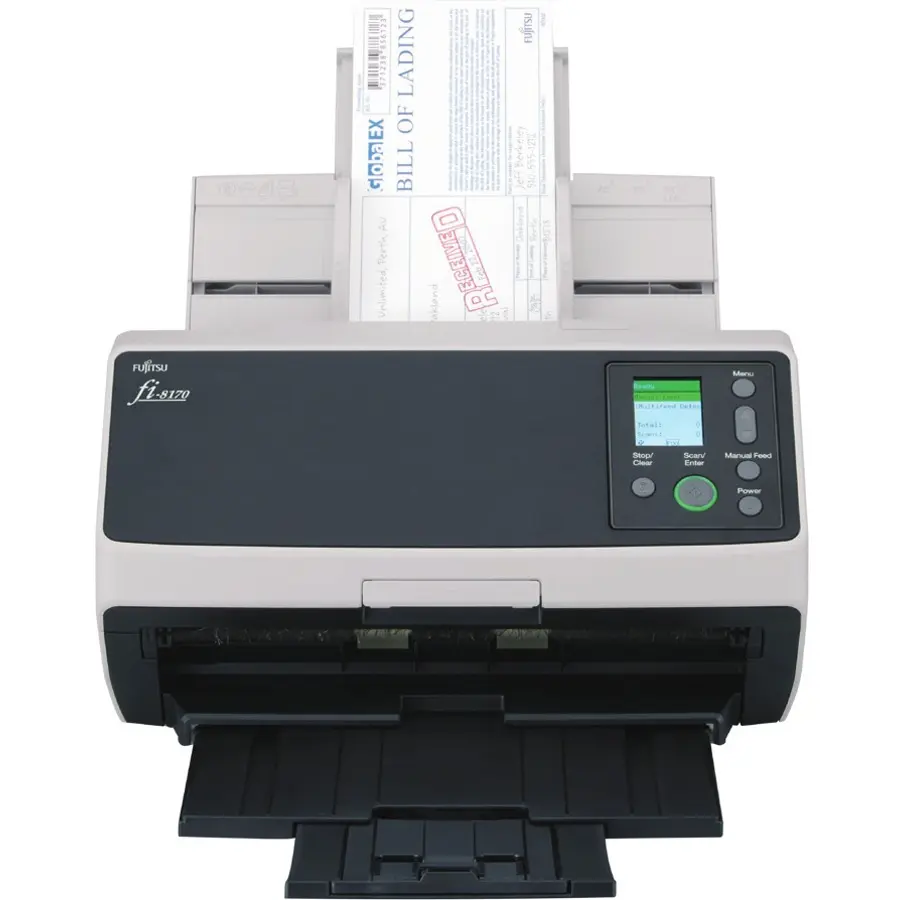 Fujitsu ImageScanner fi-8170 Office Scanner - ADF/Manual Feed, 600dpi Optical Resolution, Model PA03810B075