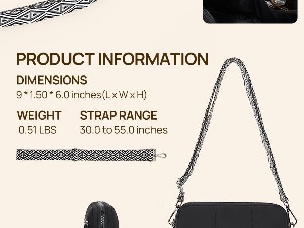 Telena TikTok Shop Spring Glow Up Cloud-Light Crossbody Bags for Women Crossbody Purse with Guitar Strap Lightweight Waterproof Puffer Shoulder Bag Travel Gift Little Pink Bag gift for her Telena TikTok Shop Spring Glow Up Cloud-Light Crossbody Bags for Women Crossbody Purse with Guitar Strap Lightweight Waterproof Puffer Shoulder Bag Travel Gift Little Pink Bag gift for her