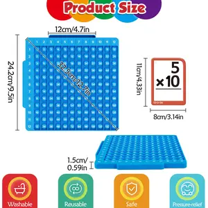 POP math puzzle charts, math teaching aids, addition and subtraction games, math flashcards + math board, math educational toys, multiplication flashcards and multiplication tables, suitable for children in grades 1-6.
