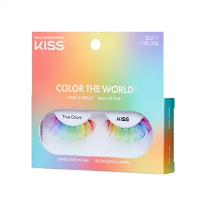 KISS 'Color The World' Pride Fluffy False Lashes - True Colors, Makeup Accessory