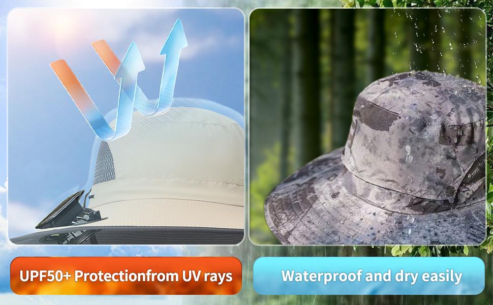New Solar Fan Outdoor Fishing Hat-Solar Sun Protection Sun Hat with Fan Solar Fan Hat Dual Power Supply Fan Outdoor Fan