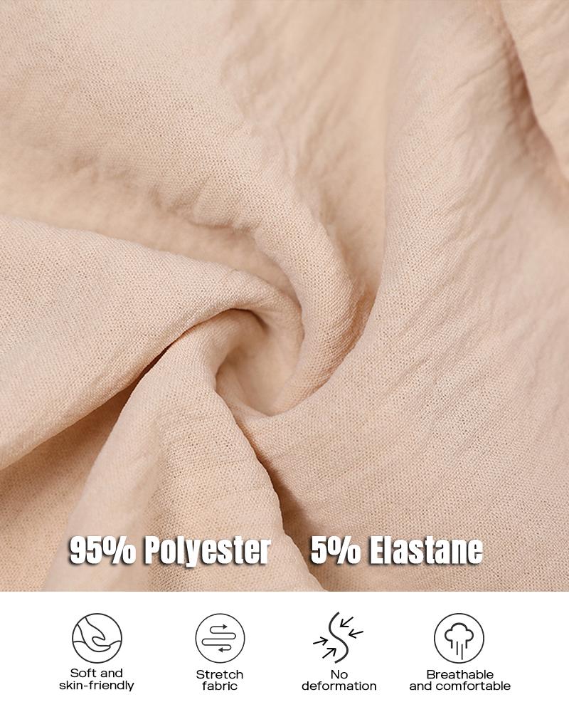 ChicMe Women Button Down Shirt Dress Roll Tab Sleeve Side Drawstring Mini Dresses for St. Patrick's Day