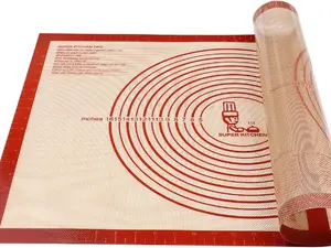 Non-slip Silicone Pastry Mat Extra Large with Measurements 28''By 20'' for Silicone Baking Mat, Counter, Dough Rolling, Oven Liner,Fondant/Pie Crust