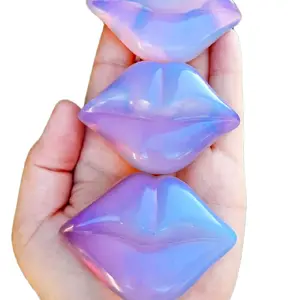 Gorgeous Pink Opalite Crystal Lips