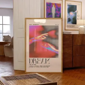 Aura Gradient Art Print, Y2k Home Decor 6