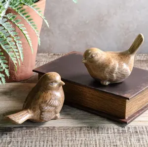 Beige Ceramic Birds