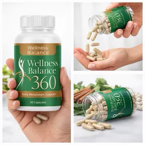 Balance 360 Capsules – Daily Metabolism & Carb Balance Support | 30 Capsules dietary natural