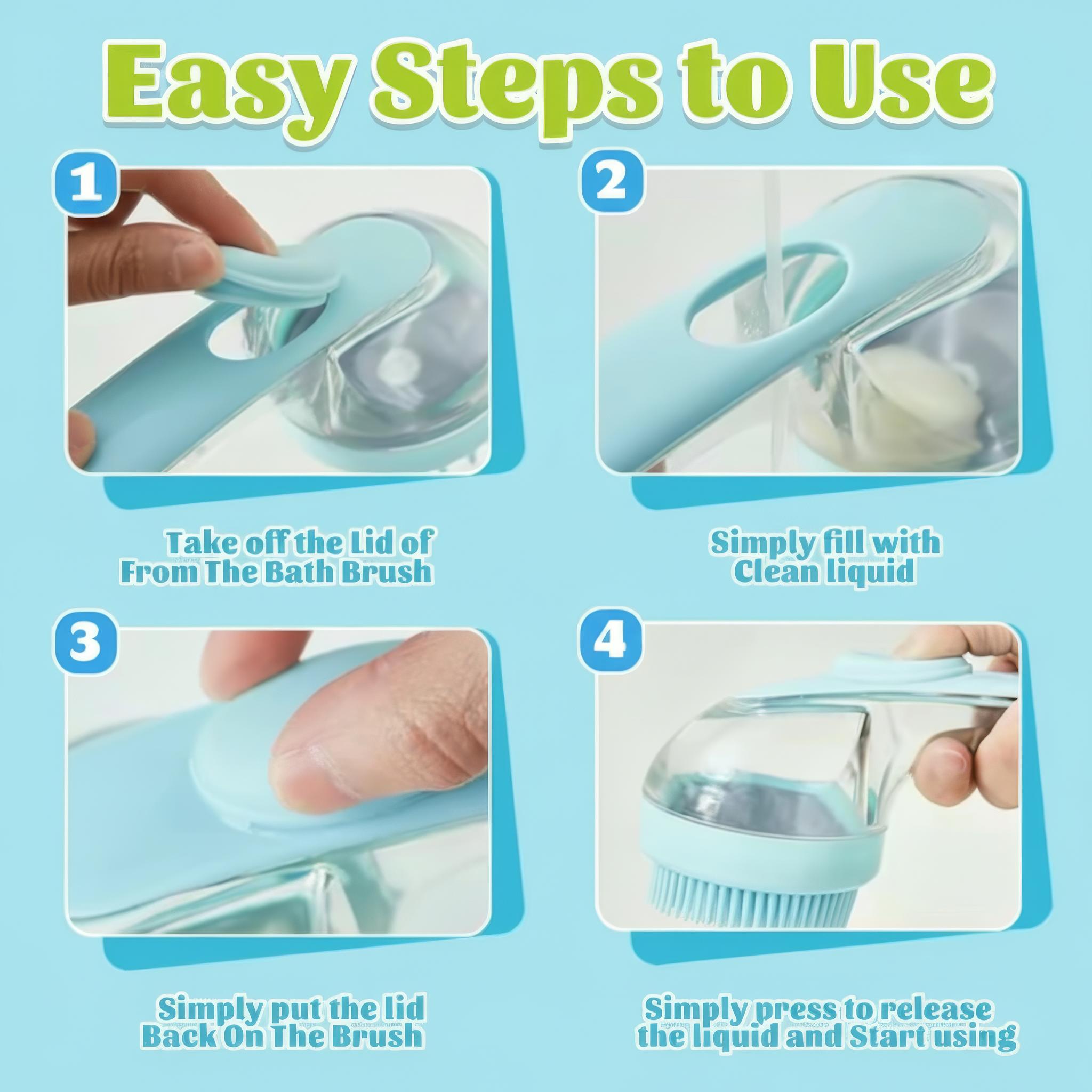 Simplify pet washing with the 2-in-1 Bath Brush with integrated shampoo dispenser.Ideal for shower use, it gently massages long or short-haired dogs and cats while dispensing soap for a complete, stress-free clean supplies stuff shedding blade