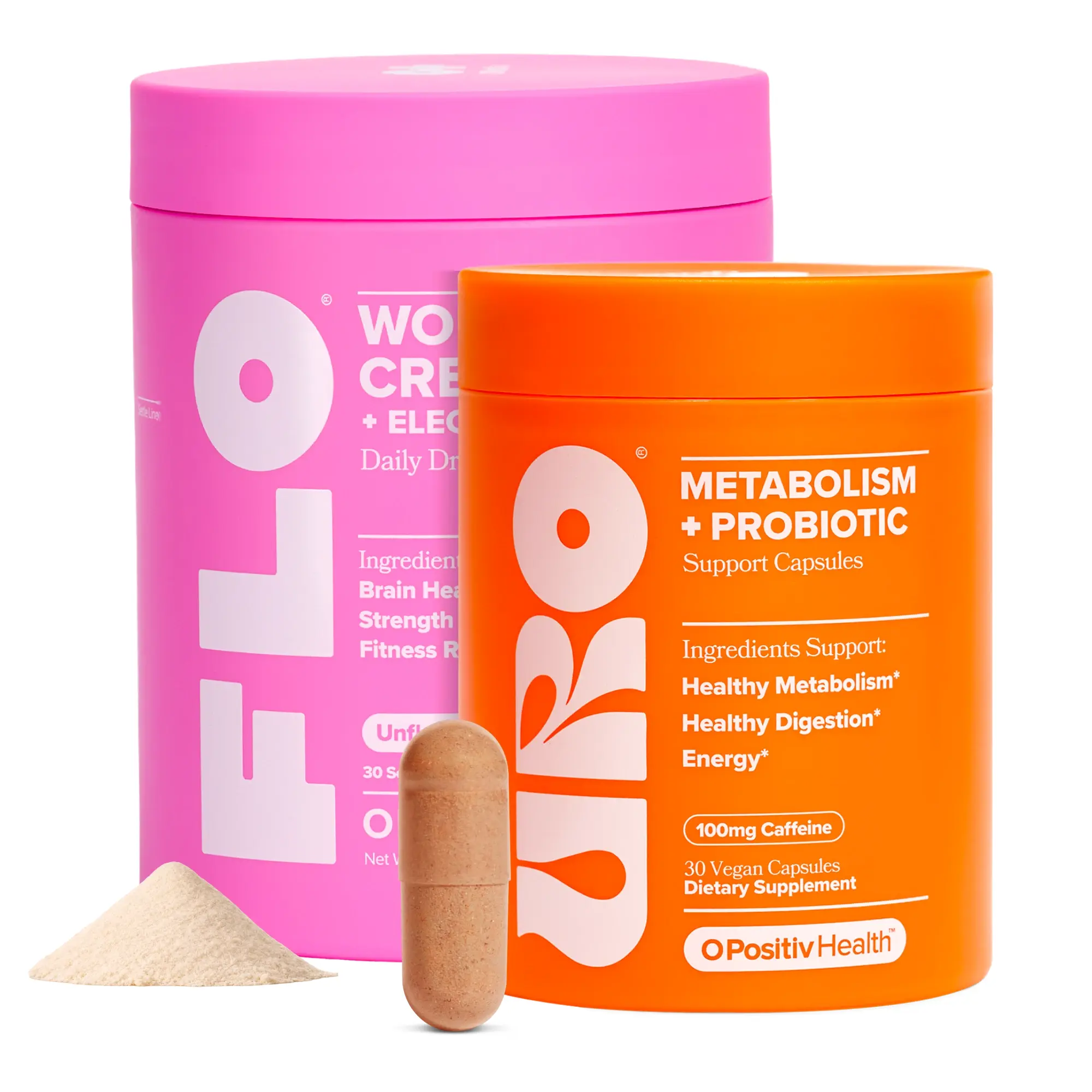 Burn & Tone Pack - Creatine, Metabolism Support & Probiotic Bundle for Energy, Strength & Gut Health