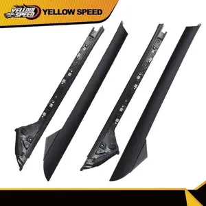 Pair Inner & Outer Windshield A Pillar Molding Trim Fit For Ford Explorer 11-19 Car Vehicle