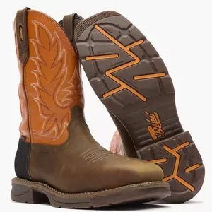 Durango Men's Workin' Rebel Steel Toe Waterproof InsulKul Work Boot with Full-Grain Leather & Shock Absorption - Boy, Walking Shoes